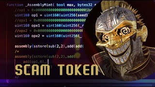 SCAM TOKEN  ERC20  HONEYPOD WITH A FAKE MINTING FUNCTION THAT IS UNDETECTABLE BY RADARS CYBERDARK [upl. by Colt]