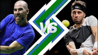 Adrian Mannarino vs Nikoloz Basilashvili  RENNES 2024 [upl. by Marijane]