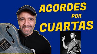 Armonía CUARTAL Qué es y CÓMO aplicarla a la GUITARRA  3 formas de USO [upl. by Dupre]