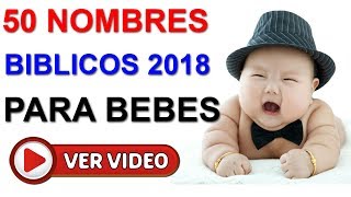 30 NOMBRES BÍBLICOS Para Niños Que Siguen Siendo Tendencia En Este Año [upl. by Claudette]