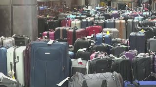 Items in orphaned bags at airports land at Unclaimed Baggage store [upl. by Ramak]