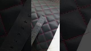 Стеганная экокожаQuilted ecoleatherCuir matelassé [upl. by Der643]