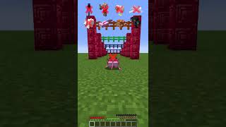 Color Fence vs Crawling Mobs meme minecraft shorts [upl. by Ayidan]