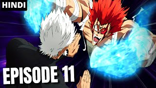 One Punch Man Season 2 Episode 11 Explained in Hindi  One Punch Man Episode 21 in Hindi [upl. by Ytissahc]