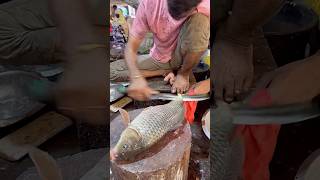 Incredible Big Carp Fish Cutting Skills Liveshorts [upl. by Donielle]