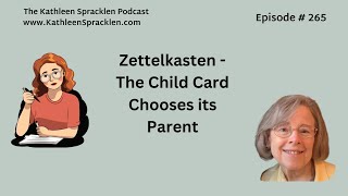 Zettelkasten  The Child Card Chooses its Parent [upl. by Sibie]