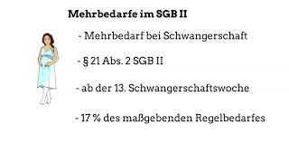 3 2 2 Sozialrecht Mehrbedarf Schwangerschaft [upl. by Dolloff]