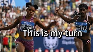 Tia Clayton of Jamaica won Womens 100m 2024 Silesia Diamond League [upl. by Herm]