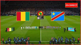 match Congo rd vs Guinée en direct Éliminatoires de la Coupe dAfrique Simulation Gameplay PC [upl. by Secnarfyram899]