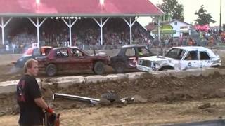 Hartford fair croton ohio demolition derby 2013 simi mod heat 1 [upl. by Roze]