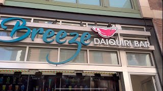 Breeze Daiquiri Bar in Las Vegas on the Linq Promenade [upl. by Dnalrag]