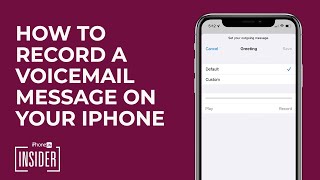 How to Change Voicemail Greeting on iPhone iOS 16 Update [upl. by Attennhoj273]