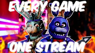 I Played EVERY FNAF Game In 1 Stream 13 [upl. by Eynttirb]