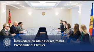 Întrevedere cu Alain Berset fostul Președinte al Elveției [upl. by Polinski]