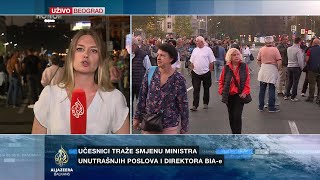 U Beogradu novi protest protiv nasilja [upl. by Hcab]