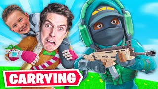 I carried LAZARBEAMS NEPHEW in fortnite [upl. by Leirua]