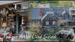 Artists ABANDONED Mansion  MILLIONS Left Behind After He FLED The Country [upl. by Aliahs]