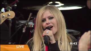 Avril Lavigne  When Youre Gone  Live on Sunrise 08052007 [upl. by Nawtna]