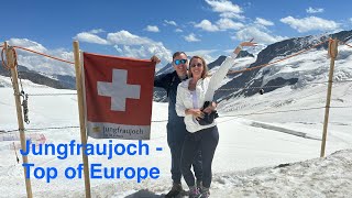 Jungfraujoch  Top of Europe Vlog  Switzerland [upl. by Helman]