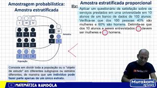 AMOSTRAGEM ESTRATIFICADA PROPORCIONAL ✅ INTRODUÇÃO À ESTATÍSTICA 10 [upl. by Alliuqal388]