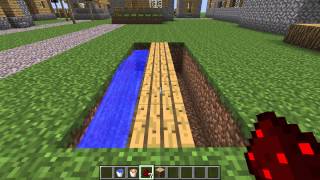 Minecraft 125  How to make an obsidian generatorfarm [upl. by Dammahom]