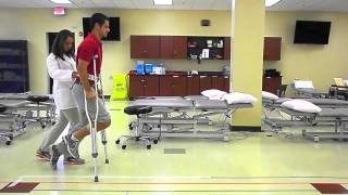 Schneider Hong Fleming Crutch Gait Pattern 2 pt 3 pt 4 pt [upl. by Ahsekal922]