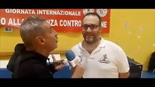 Molto felice l allenatore del Gallarate Mazzetti nella vittoria contro la capolista Gazzada [upl. by Ertnom]