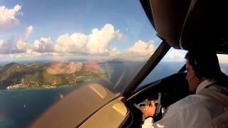 Approach and Landing at BVI [upl. by Yanaj]