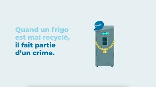 Quand un frigo est mal recyclé il fait partie dun crime [upl. by Annoirb]