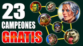 CONSIGUE 23 CAMPEONES GRATIS🌞Códigos promocionales de Raid Shadow Legends🌞 [upl. by Suirtemid]