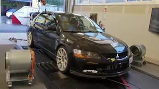 Mitsubishi Evo IX anti lag test [upl. by Moberg85]