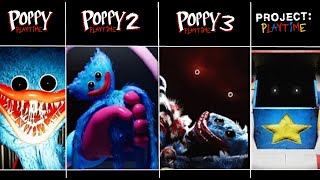 All official trailers of Poppy Playtime 1 2 3 Project playtime [upl. by Natividad]