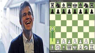 TROLEO MÁXIMO ¡Magnus Carlsen juega 1 a4 en la Apertura [upl. by Iand]