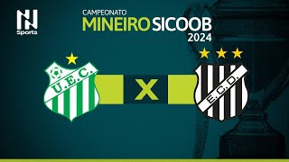 Campeonato Mineiro 2024 Uberlândia x Democrata GV  3ª Rodada [upl. by Ecirtahs]