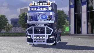 Scania V8K BLAINE R730  Interior ETS2 v1825 [upl. by Rubel652]