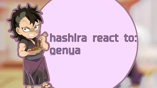 hashira react to genya 11 MANGA SPOILERS  NO SHIPS [upl. by Alesig]