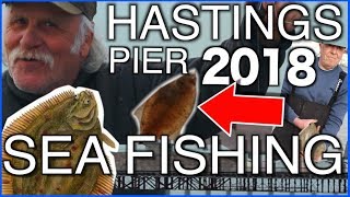 Sea Fishing Hastings Pier 2018 [upl. by Ynhoj]