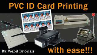 PVC ID Card Printing Short amp Complete Guide [upl. by Udell]