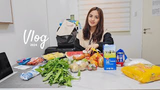 Vlog 2024 Productive days in Manila 🇵🇭☘️ Grocery ShoppingHaul Home Cooking 👩‍🍳 [upl. by Ondrea785]