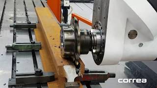 Gantry milling machine FOX M  Cutting test [upl. by Hiltan]