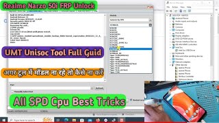 Realme Narzo 50i FRP Unlock By UMT  Umt Unisoc Tool Full Detail Explained [upl. by Yrac]