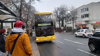 Kurze Mitfahrt im MAN DL 08 3422 von S Lichterfelde West bis Holbeinstraße im M11 [upl. by Verena]