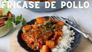 Fricase de Pollo  Cuban Chicken Fricassee  Anitas Deights [upl. by Fisoi]