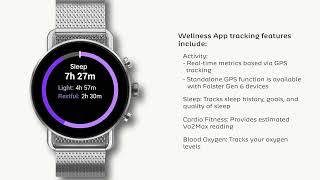 Skagen Falster Gen 6 Wellness App Features [upl. by Tammy]