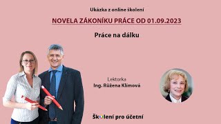 Práce na dálku  Ing Růžena Klímová [upl. by Elades]