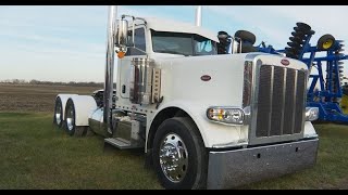 Machinery Pete TV Show  2017 Peterbilt 389 Glider Day Cab Semi Sells on Chillicothe MO Farm Sale [upl. by Oinota]