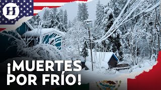 ¡Nevadas cobran vidas Al menos 5 personas perdieron la vida por el clima frío en Estados Unidos [upl. by Asor]