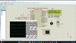 Fan Speed Controller With Temperature atmega32 Embedded Systems [upl. by Levania908]