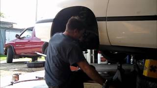 how to change a wheel bearing on most newer GM cars2005 Chevy Impala [upl. by Sommers447]