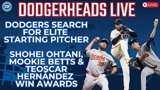 DodgerHeads Live Dodgers searching for topend starter Shohei Ohtani adds multiple awards [upl. by Ghiselin]